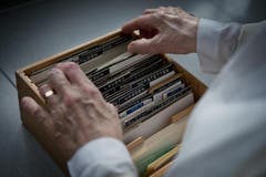 Blick in die Kundenkartei. (Bild: Pius Amrein / Neue LZ)