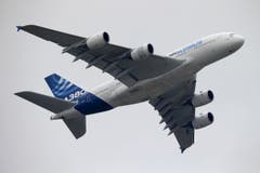 Der Airbus A380 während seines Demonstrationsfluges. (Bild: Francois Mori)