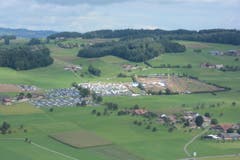Das Gelände aus Grosswangen aus der Luft. (Bild: PD)