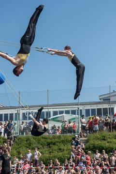 Impressionen des 15. Gym-Day in Grosswangen (Bild: Boris Bürgisser/Luzerner Zeitung, Grosswangen, 27. Mai 2017)