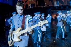 «Conscript Band of the Finnish Defence Forces» (Bild: Keystone / Patrick Staub)