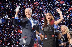 Auch bei Vizepräsident Joe Biden und seiner Tochter Ashley. (Bild: Keystone)