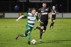 Nico Siegrist. Letztes Spiel im Kleinfeld Kriens zwischen dem SC Kriens und dem FC Köniz am Samstag, 19. November 2016. (Bild: Philipp Schmidli)