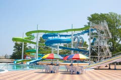 Ein leerer Wasserpark in der Nähe von Pyongyang. (Bild: Martin von den Driesch)