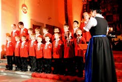 Kerns Adventskonzert mit 150 Mitwirkenden 2014 (Bild: Romano Cuonz / Neue NZ)