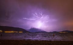 Gewitter über der Rigi (Bild: Leserbild Daniel Hegglin)