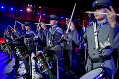 «Conscript Band of the Finnish Defence Forces» (Bild: Keystone / Patrick Staub)