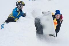 SCHWEIZ BADEWANNEN RENNEN (Bild: Keystone / Urs Flüeler)
