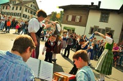 Auch musikalische Unterhaltung war vorhanden. (Bild: Markus von Rotz)