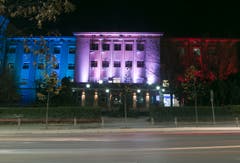 Das Verwaltungsgebäude in Pristina. (Bild: Ap Photo/Visar Kryeziu)