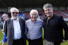 Paul Wolfisberg,Köbi Kuhn und Martin Andermatt (von links). (Bild: Werner Schelbert / Neue ZZ)