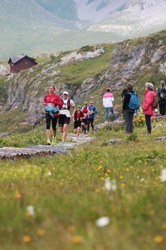 Der 6. Mountainman 2015 fotografiert auf der Melchsee-Frutt bei Obwalden am 25.07.2015. (Bild: Roger Zbinden (Neue LZ))