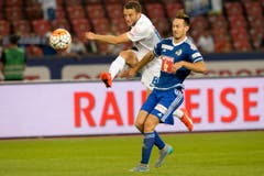Christian Schneuwly, links, und Francois Affolter. (Bild: Keystone/Anthony Anex)