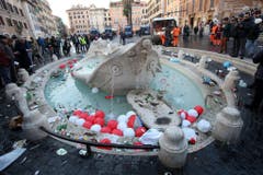 Feyenoord's supporters in Rome (Bild: Keystone)