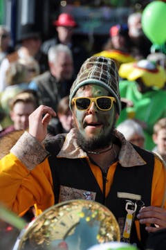 Kinderfasnacht mit Umzug am Güdismäntig in Alpnach. Im Bild die Städerschränzer. (Bild: Markus von Rotz / NZ (27. 02. 2017))