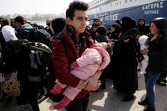 Refugees crisis in Greece (Bild: Keystone)