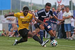 Sava Bento, Note 3,5 Der technisch starke Luzerner kam nicht vom Fleck. Tiefpunkt in Vaduz: Eingewechselt, Gelbrot wegen Reklamierens - dennoch kam der FCL noch zum 1:1. 2 Spiele, 23 Minuten, 0 Tore/0 Assists, 1 rote Karte, 0 Torschüsse. (Bild: Philipp Schmidli)