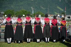 Tradition für den traditionellen Anlass. (Bild: Pius Amrein)