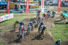 Die Organisatoren des ersten Motocross in Malters scheuten keinen Aufwand, ... (Bild: Dominik Wunderli / Neue LZ)