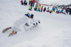 SCHWEIZ BADEWANNEN RENNEN (Bild: Keystone / Urs Flüeler)