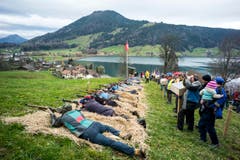 Auch einen Gruppenpreis gab es zu gewinnen. (Bild: Keystone/ALEXANDRA WEY)