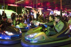 Autoskooter der Schaustellerfamilie Zanolla, Luzerner Herbstmesse 2015. (Bild: Priswka Ketterer)