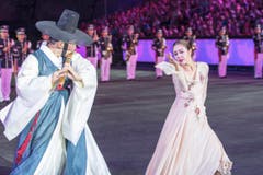 The Republic of Korea Air Force Band (Bild: Keystone / Patrick Staub)