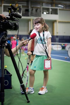 SWISS PRESS PHOTO 18 - 2. PREIS SPORT: TANJA LANDER - Kids-Day am WTA-Tennisturnier in Biel. (Bild: (SWISS PRESS PHOTO/Tanja Lander fuer Bieler Tagblatt))