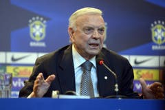 Verhaftet: José Maria Marin Präsident des brasilianischen Fussballverbandes. (Bild: EQ Images / Armando Paiva/Fotoarena)