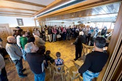 Casting zum Winnetour Freilichtspiel im Restaurant Wasserfall in Engelberg. Bild entstand am Samstag, 12. November 2016. (Bild: Pius Amrein (LZ))