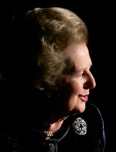 Sie politisierte, polarisierte und provozierte: Margaret Thatcher, ehemalige Premierministerin von Grossbritannien (2005). (Bild: Keystone)
