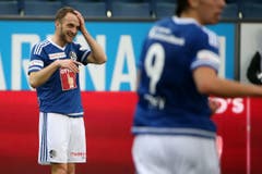 Luzerns Christian Schneuwly bejubelt seinen Treffer zum 4:1 (Bild: Philipp Schmidli)