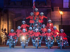 Das Imps Motorcycle Display Team aus England (Bild: Keystone / Patrick Staub)