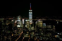Das One World Trade Center in New York. Es wurde an jener Stelle gebaut, an dem vor dem Anschlag vom 11. September 2001 die beiden Gebäude des World Trade Centers standen. (Bild: EPA/DOMINICK REUTER)