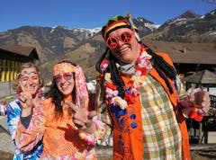 Fasnacht im Melchtal. (Bild: Romano Cuonz)