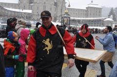 Am SchmuDo gehören die Einsiedler Strassen den Fasnächtlern. (Bild: René Hensler, maeuderball.ch)
