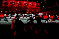 The Top Secret Drum Corps aus der Schweiz. (Bild: Keystone / Patrick Staub)