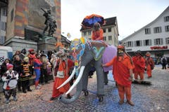 Umzug in Altdorf. (Bild: Urs Hanhart / Neue UZ)