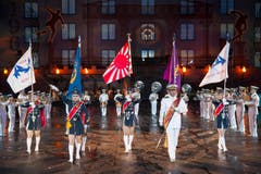 «Japan Maritime Self-Defence Force Band» aus Tokyo. (Bild: Keystone / Patrick Staub)