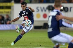 Dario Lezcano, Note 4 Er vergab in der Startphase der Saison unfassbar viele hochkarätige Chancen. Zum Schluss der Vorrunde beständiger geworden, immerhin vier Tore erzielt. 16 Spiele, 1115 Minuten, 4 Tore/1 Assist, 41 Torschüsse, 3 gelbe Karten, 1 rote Karte. (Bild: Philipp Schmidli)