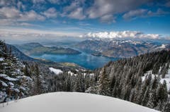 Der Vierwaldstättersee im Herzen der Schweiz. Aussicht von der Klewenalp, im schönen Nidwalden. (Bild: Caroline Pirskanen)