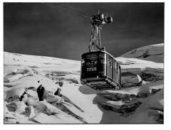 Ein nostalgisches Bild der Luftseilbahn Stand-Titlis. (Bild: PD)