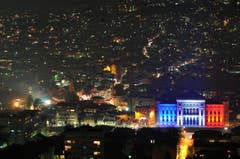 Die Stadthalle von Sarajevo. (Bild: AP Photo/Amel Emric)