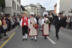 Nur frohe Gesichter am Sennen-Highlight des Jahres. (Bild: Edith Meyer, Bote der Urschweiz)