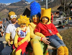 Fasnacht im Melchtal. (Bild: Romano Cuonz)