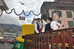 Nur frohe Gesichter am Sennen-Highlight des Jahres. (Bild: Edith Meyer, Bote der Urschweiz)