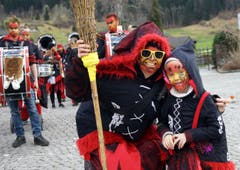 Nach einer fünfjährigen Pause erstmals wieder dabei: Die Gibelgugger ... (Bild: Romano Cuonz (Neue NZ))
