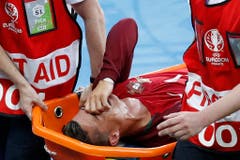 Bittere Tränen bei der Auswechslung von Ronaldo. (Bild: Keystone)