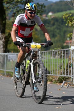 Urs Huber wird zweiter im 88km-Rennen der Herren. (Bild: Philipp Schmidli)
