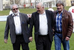 Paul Wolfisberg, Karl Odermatt und Wädi Hegglin. (Bild: Werner Schelbert / Neue ZZ)